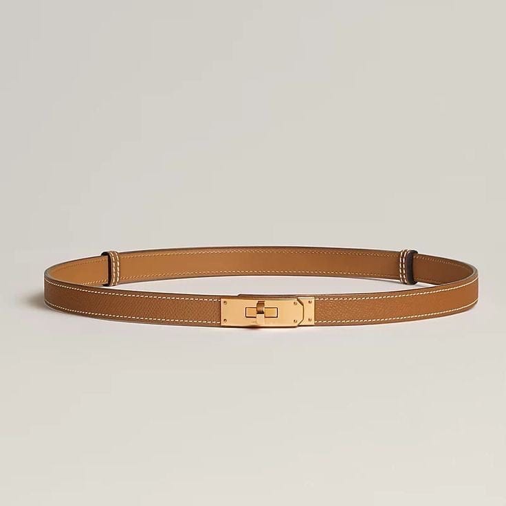 Celvera Riem, Kelly stijl gesp, leer, bruin, zwart of taupe, dames