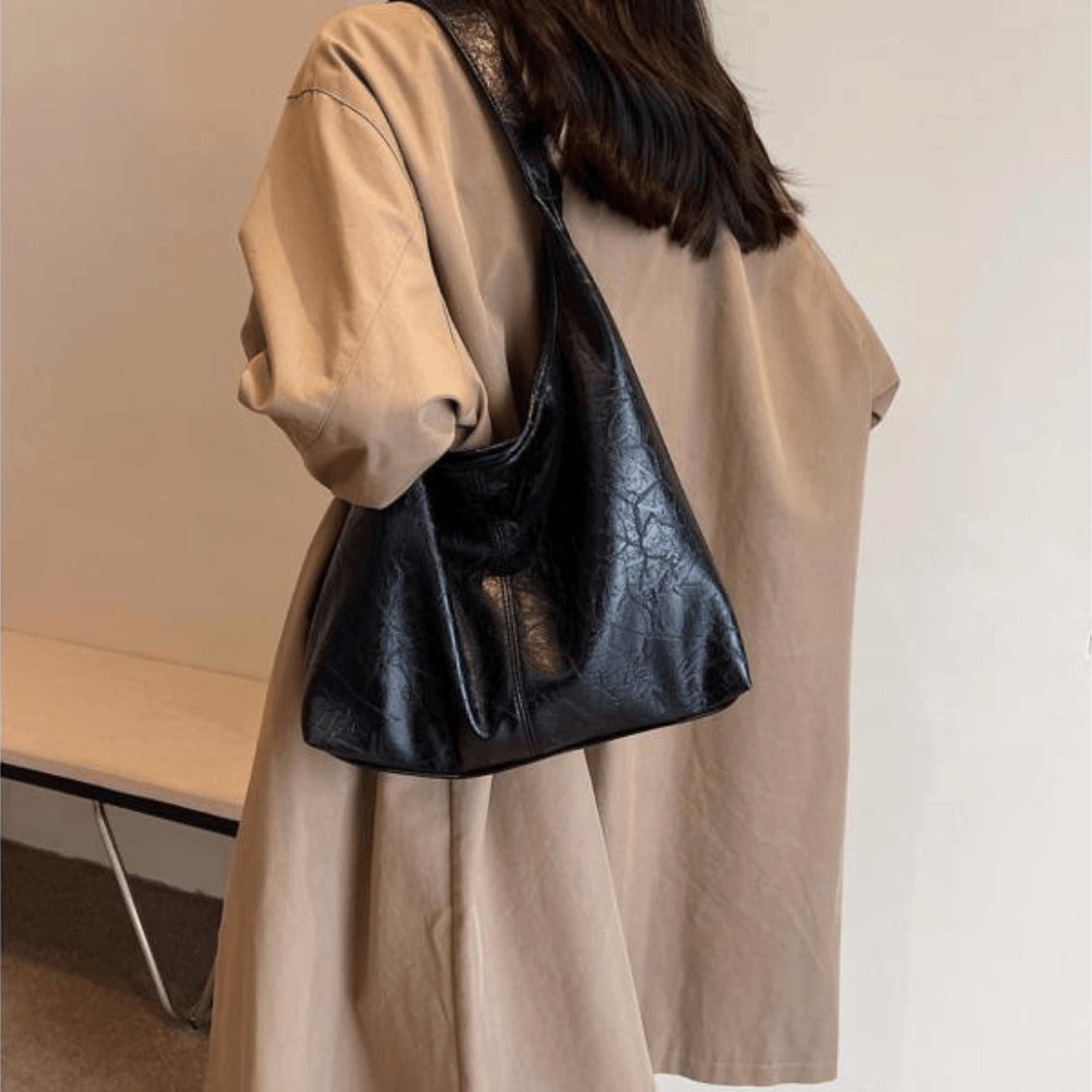 Celvera Tas Dames - Ruime Hobo met Enkele Schouderband | Klassiek Casual