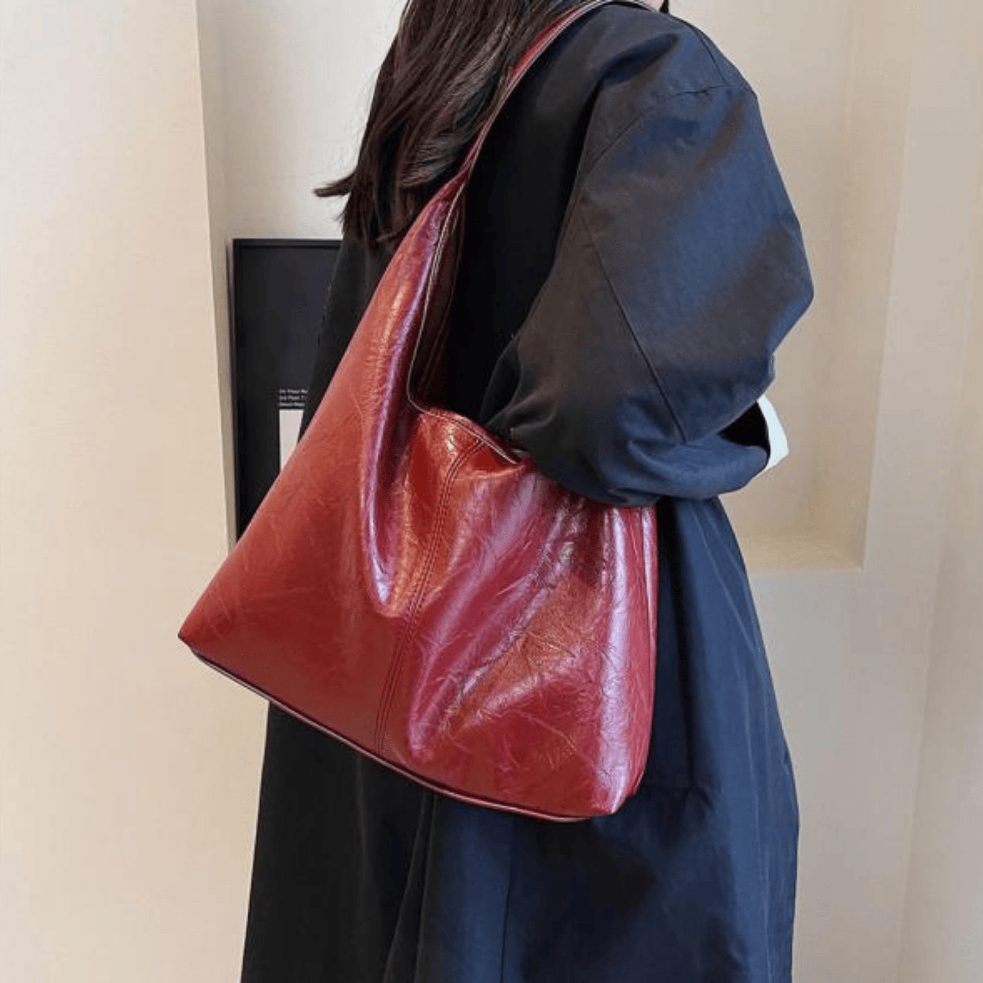 Celvera Tas Dames - Ruime Hobo met Enkele Schouderband | Klassiek Casual