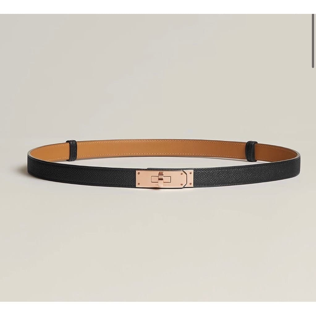 Celvera Riem, Kelly stijl gesp, leer, bruin, zwart of taupe, dames
