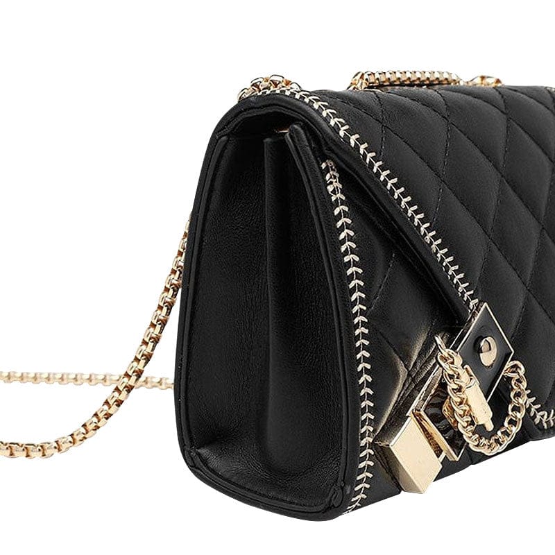 Celvera Luxe Crossbody tas Dames – Quilted Design met Gouden Sluiting