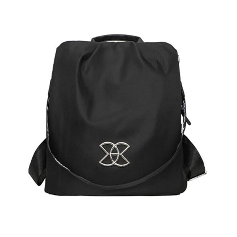 Celvera Tas Dames - Lichtgewicht Rugzak met Sierlijk Metalen Embleem en Contrast Bies | Casual