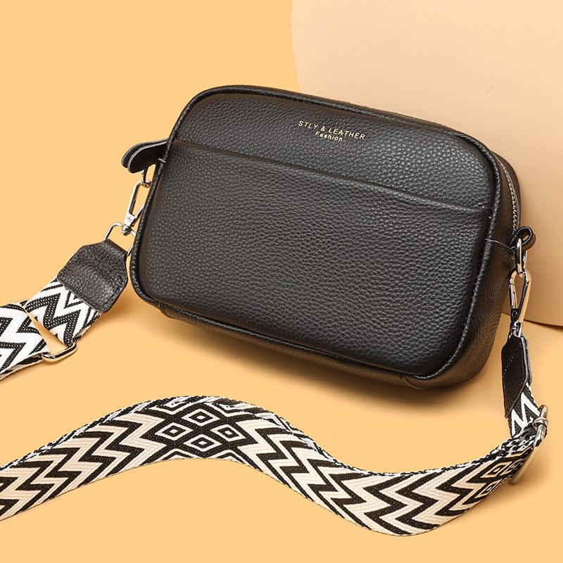Celvera Luxe Crossbody Tas met Bohemian Schouderband