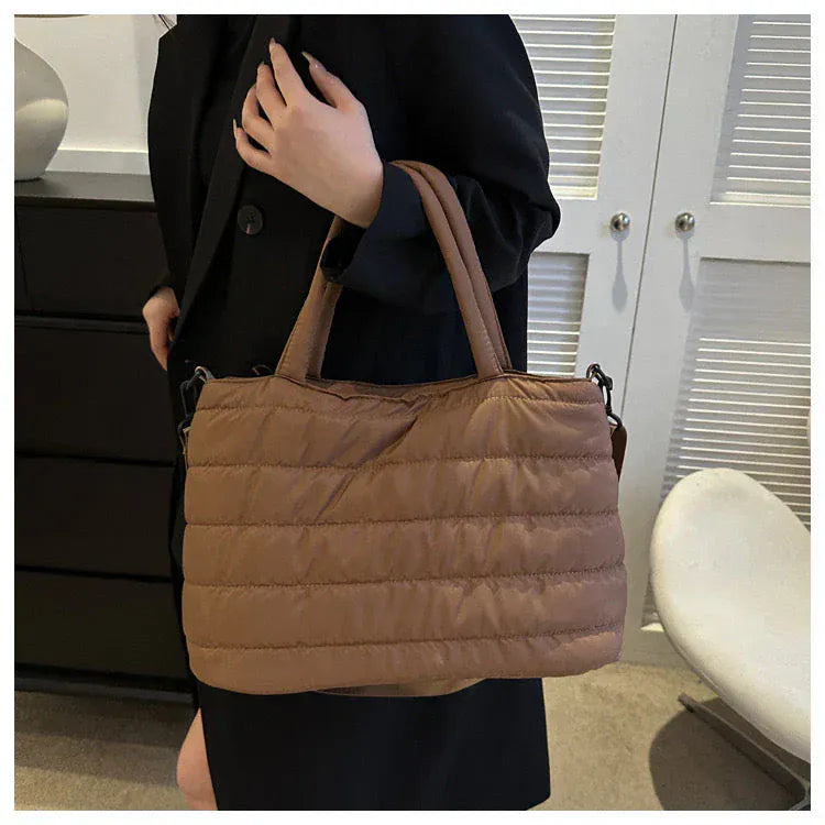 Celvera Tas Dames - Lichtgewicht Tote Bag met Zijvakken en Dubbele Hengsels