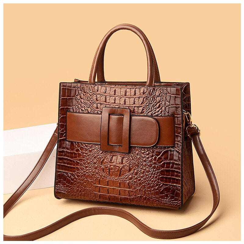 Celvera Designer Handtas in Croco Stijl – Chique en Praktisch voor Vrouwen