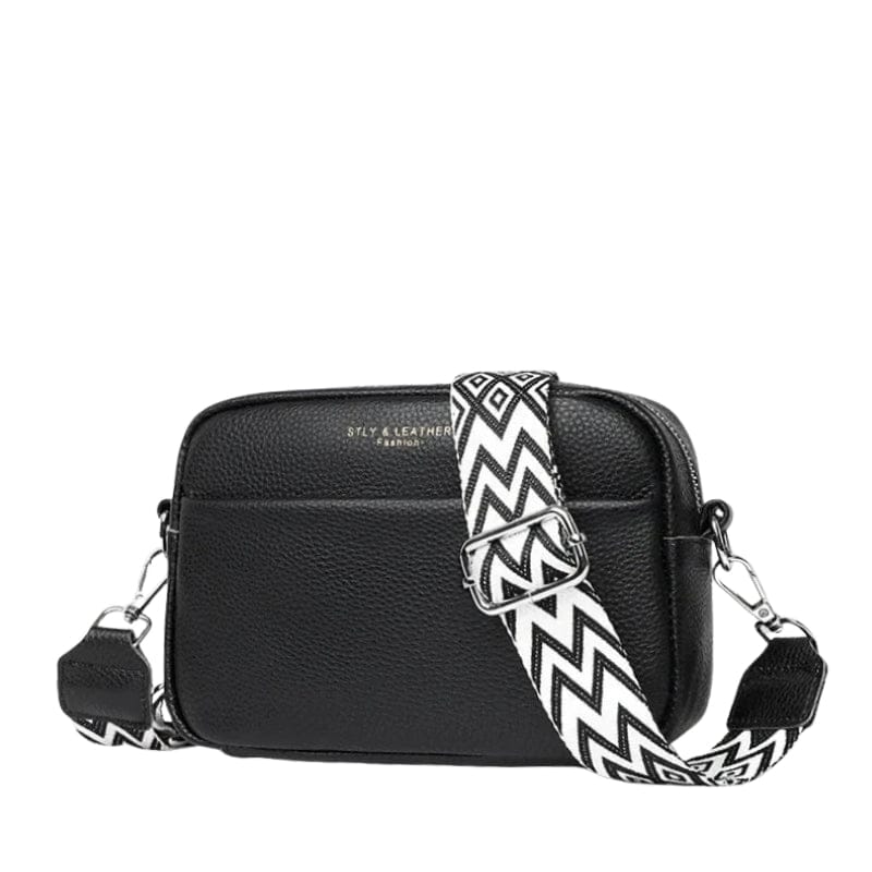 Celvera Trendy Crossbody Tas met Grafische Schouderband
