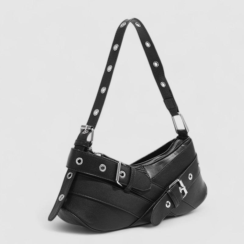 Celvera Edgy schoudertas met gespdetails