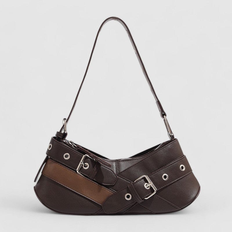 Celvera Edgy schoudertas met gespdetails