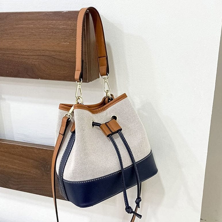 Celvera Tas Dames - Bucket Bag met Trekkoord en Afneembare Crossbodyband | Chique