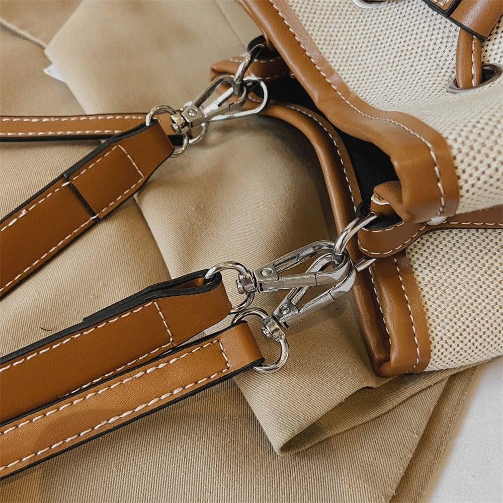 Celvera Tas Dames - Bucket Bag met Trekkoord en Afneembare Crossbodyband | Chique