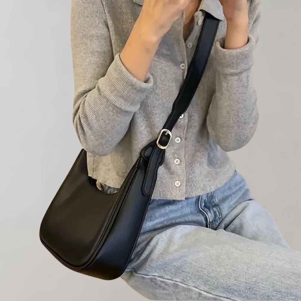 Celvera Tas Dames - Strakke Mini Hobo met Verstelbare Schouderband | Minimalistisch
