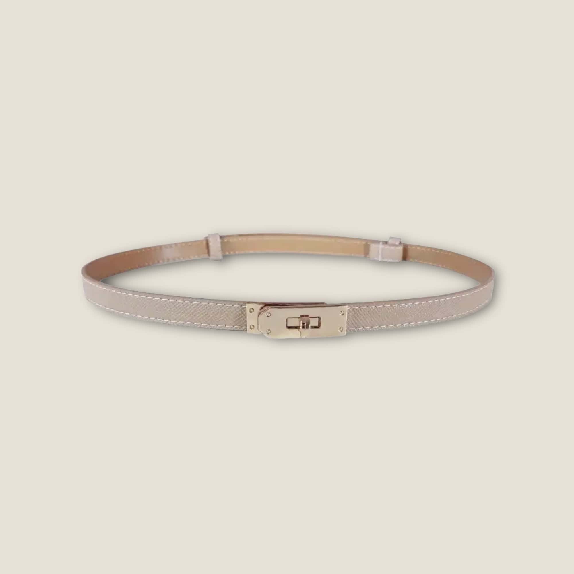 Celvera Riem, Kelly stijl gesp, leer, bruin, zwart of taupe, dames
