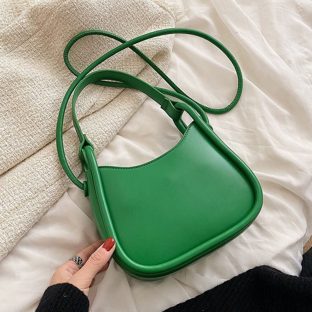 Celvera Tas Dames - Klein Halvemaanvormig Model met Knoopdetail | Casual