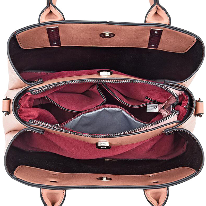 Elegante leren dames handtas – schoudertas & crossbody