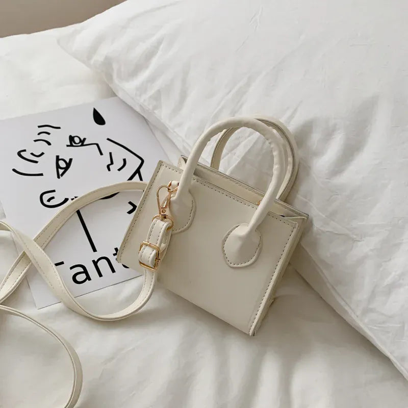 Celvera Tas Dames - Mini Handtas met Dubbel Handvat en Schouderriem | Chique
