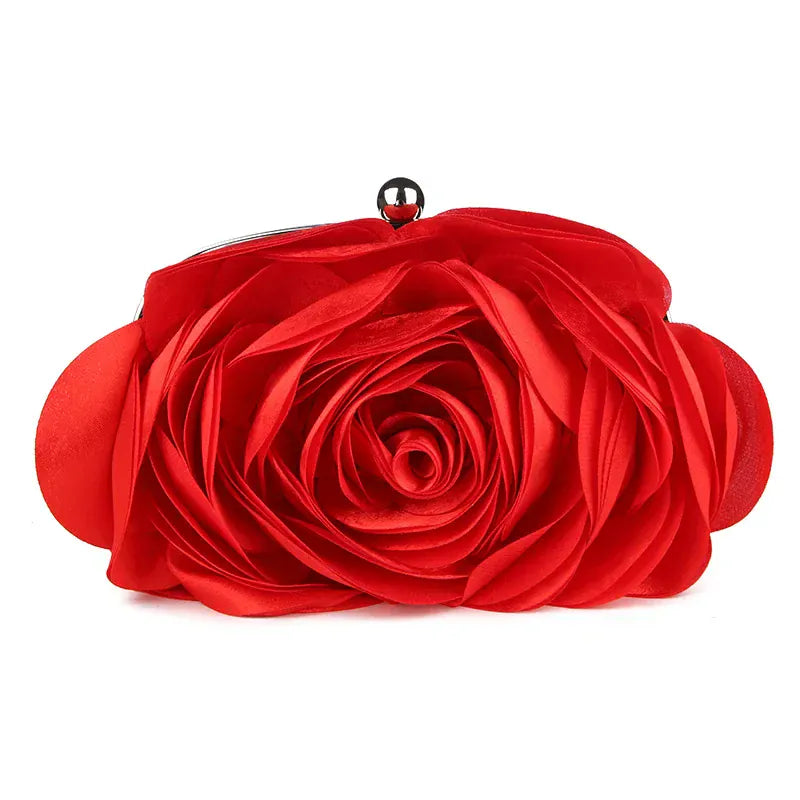 Celvera Tas Dames - Avondtasje met Bloem en Ketting | Elegant