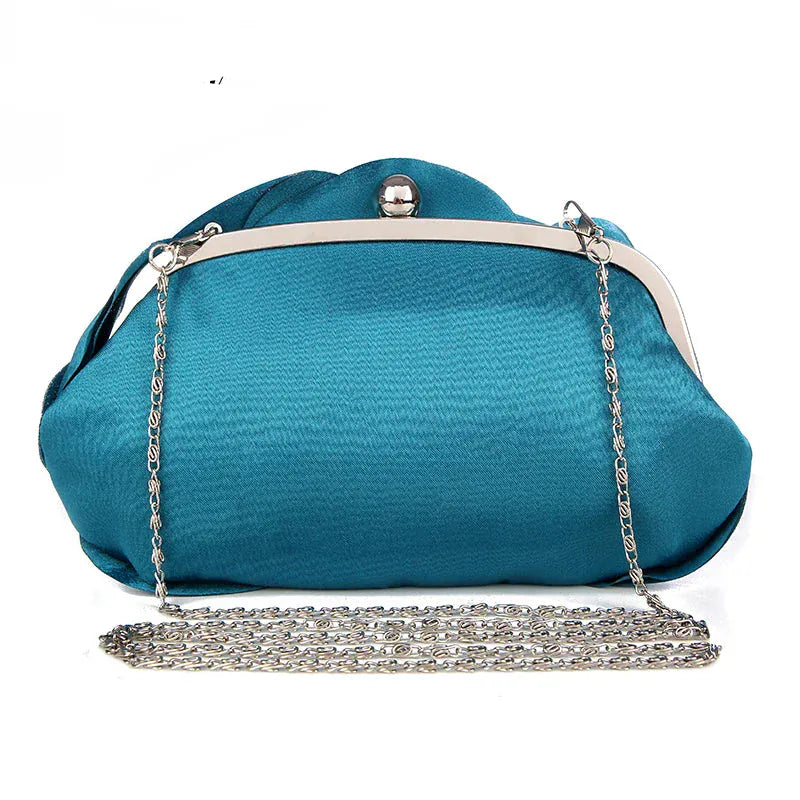 Celvera Tas Dames - Avondtasje met Bloem en Ketting | Elegant