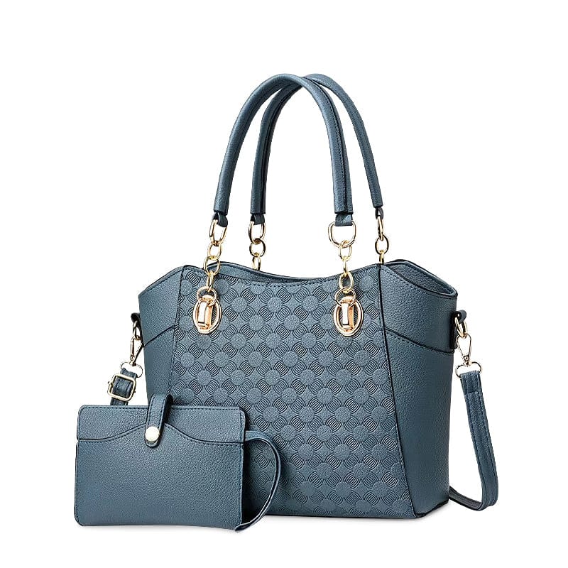Celvera Elegante dames handtas in bruin leer met schouderriem