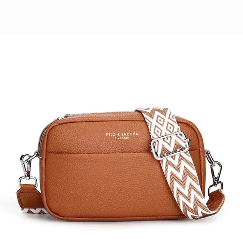 Celvera Trendy Crossbody Tas met Grafische Schouderband