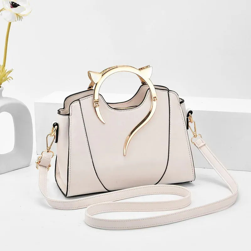 Celvera Tas Dames - Stijlvolle Handtas met Gouden Details | Chique