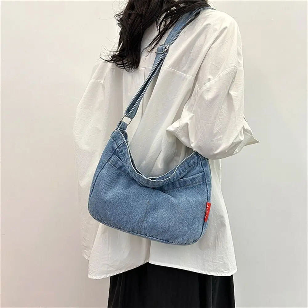 Celvera Tas Dames - Casual Schoudertas met Voorvak en Rood Label | Trendy