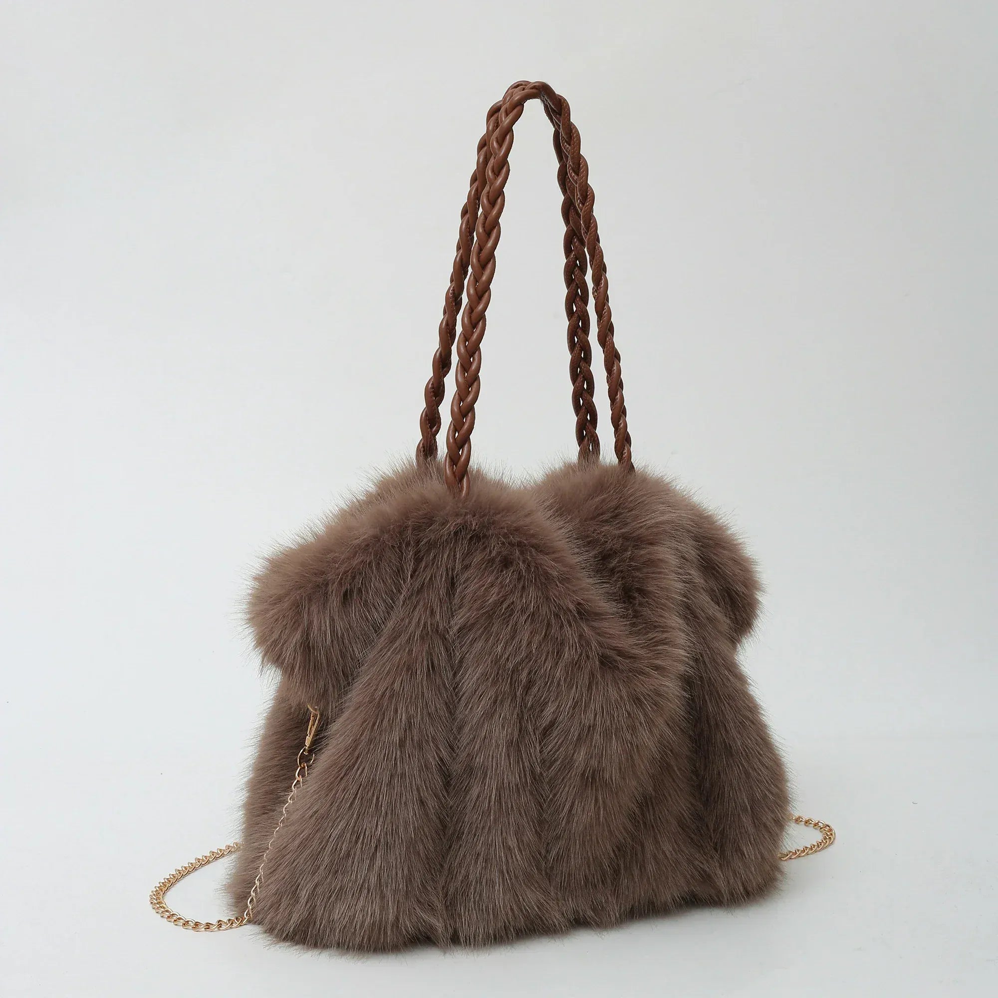 Celvera Luxe Fluffy Handtas | Dames Schoudertas | Zacht & Stijlvol