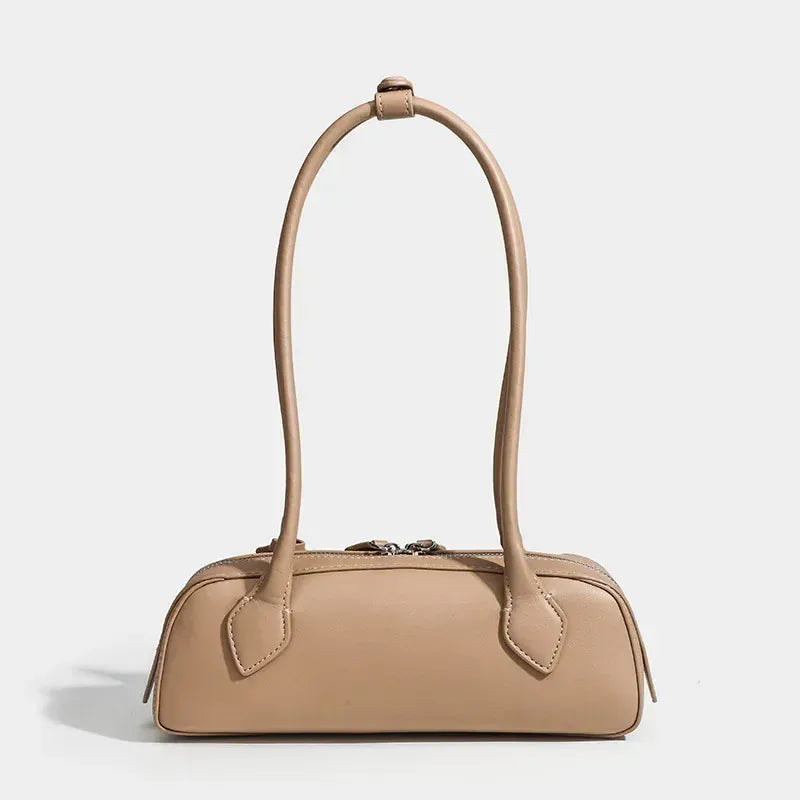 Celvera Tas Dames - Schoudertas met Hoge Boog en Bladdetail | Chique