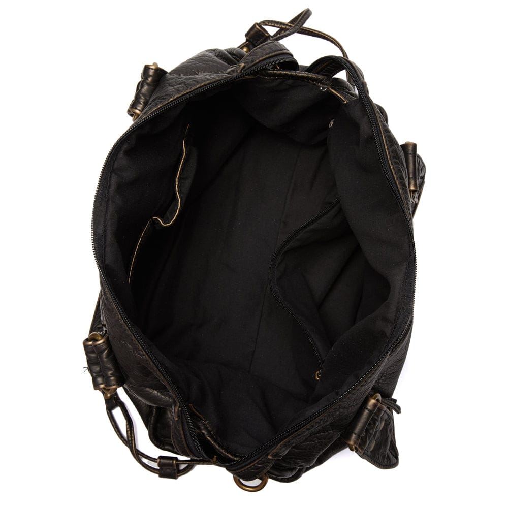 Celvera Tas Dames - Ruime Handtas met Gevlochten Details en Frontritsvak | Vintage