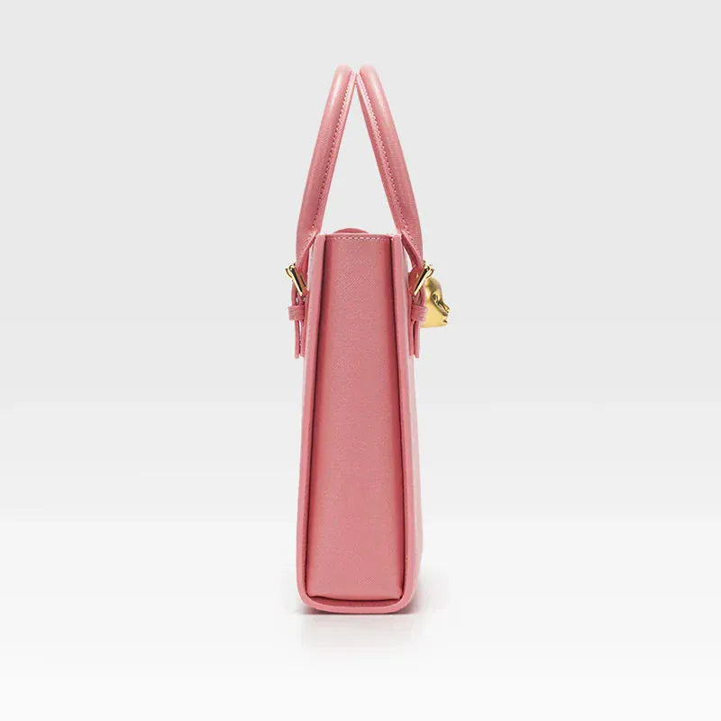 Celvera Handtas Dames - Mini Tote Bag met Gouden Kattenslot | Chique