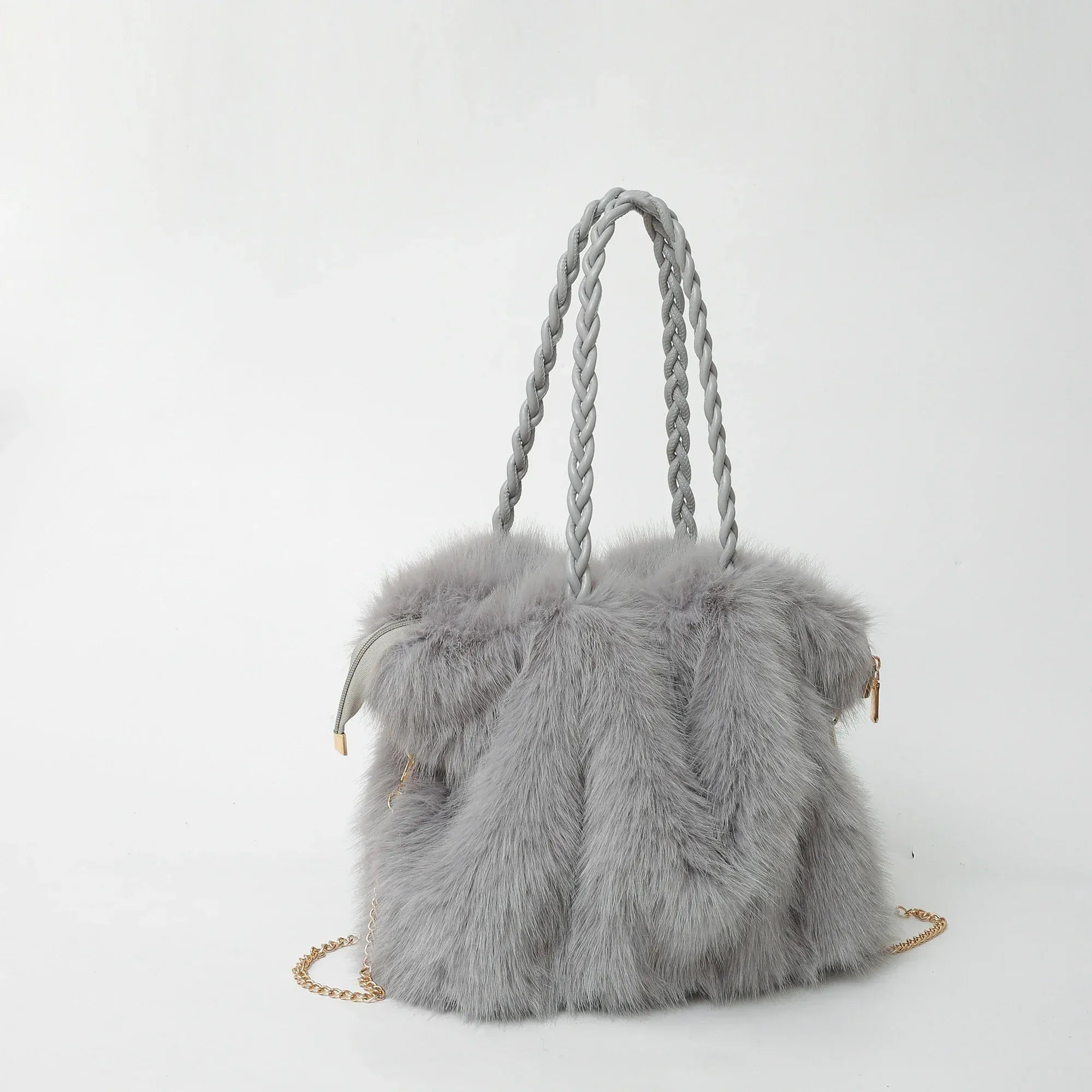 Celvera Luxe Fluffy Handtas | Dames Schoudertas | Zacht & Stijlvol