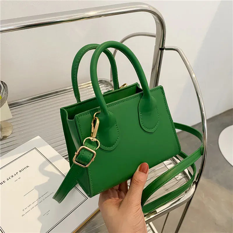 Celvera Tas Dames - Mini Handtas met Dubbel Handvat en Schouderriem | Chique