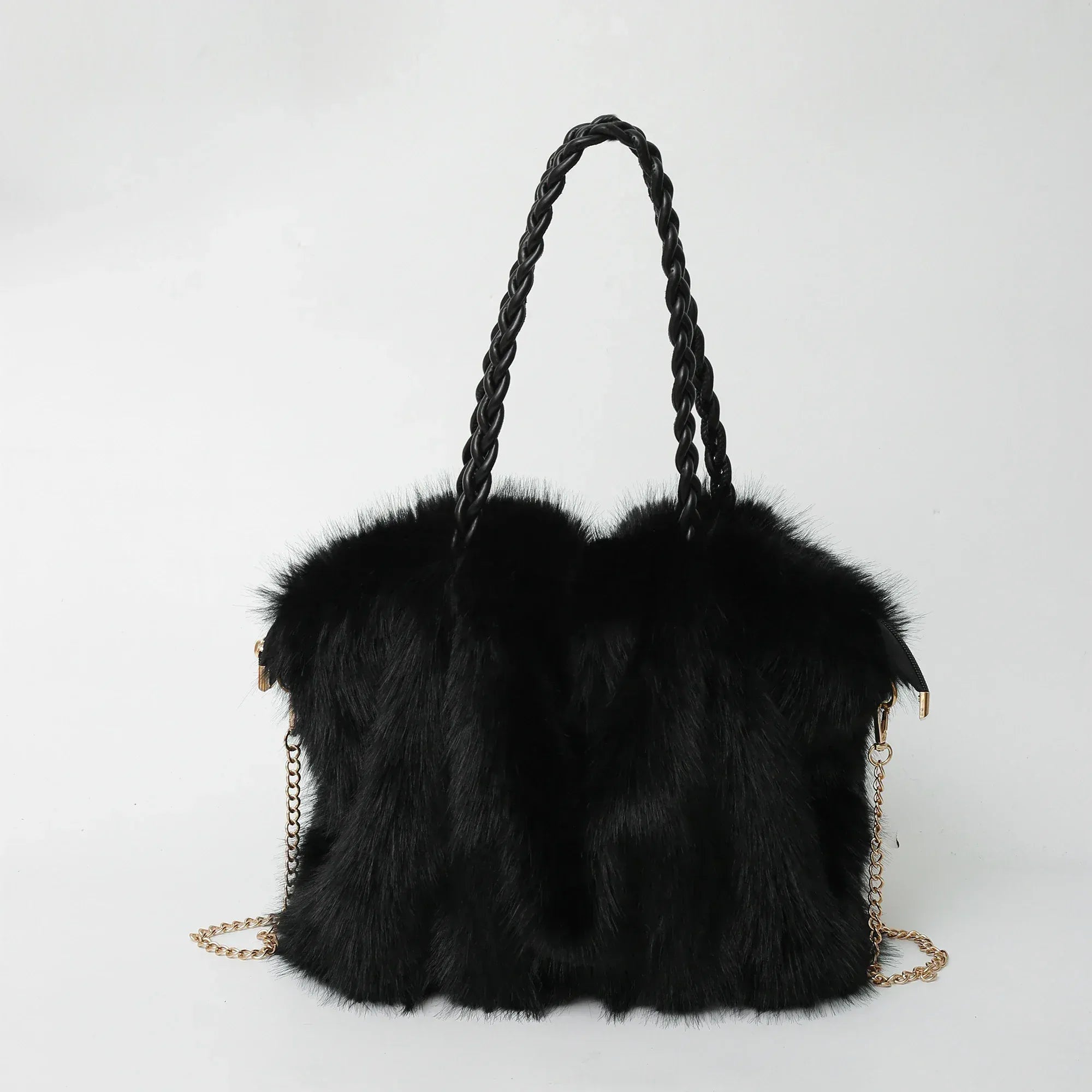 Celvera Luxe Fluffy Handtas | Dames Schoudertas | Zacht & Stijlvol