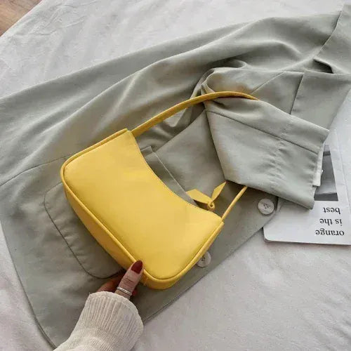 Celvera Tas Dames - Kleine Baguette Schoudertas met Slanke Band | Casual