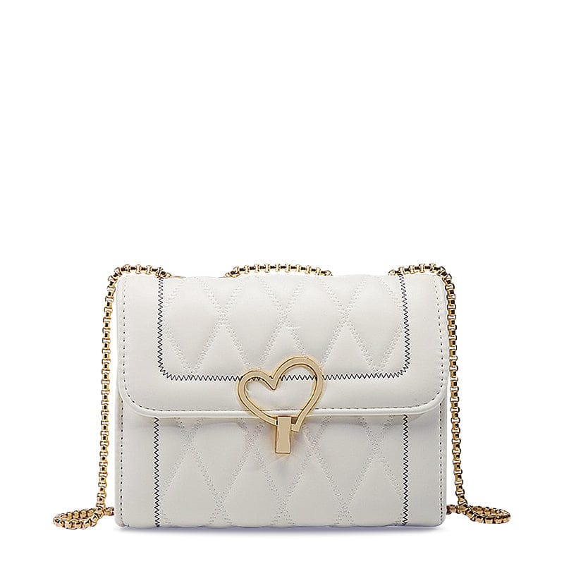 Celvera Trendy Crossbody Handtas met Hart Detail – Compact & Chic