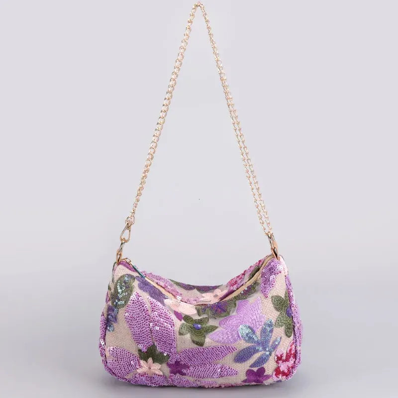 Celvera Schoudertas Dames - Romantische Hobo Bag met Bloemenprint | Zomer