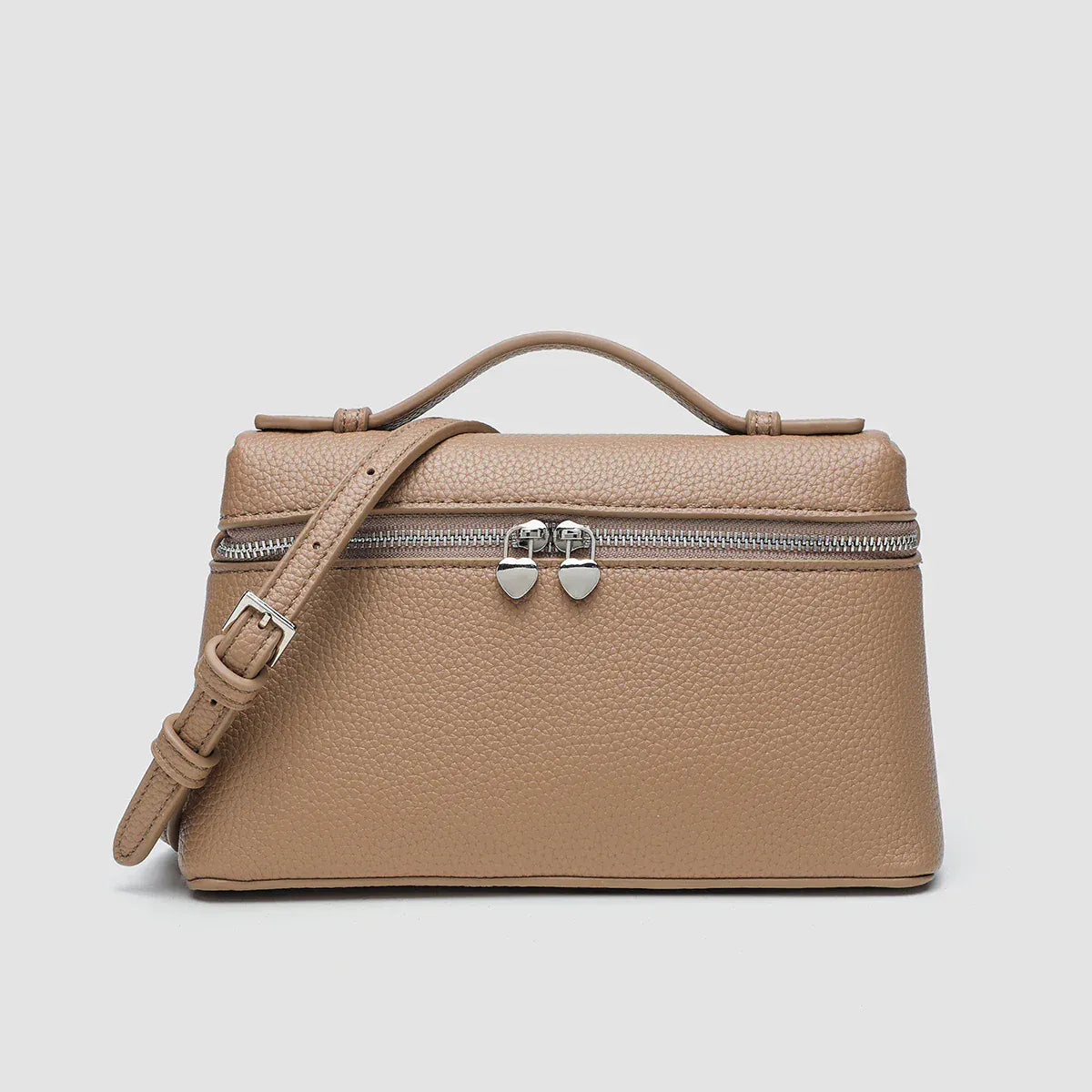 Celvera Tas Dames - Rechthoekige Crossbody met Dubbele Rits | Klassiek