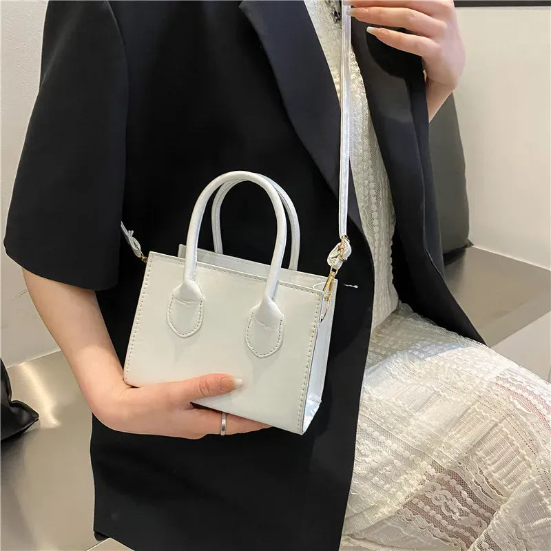 Celvera Tas Dames - Mini Handtas met Dubbel Handvat en Schouderriem | Chique