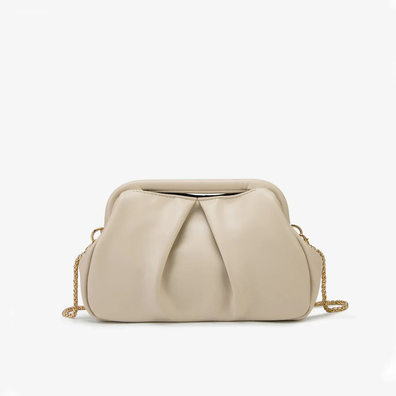 Celvera Handtas Dames - Geplooide Avondtas met Ketting | Glamour