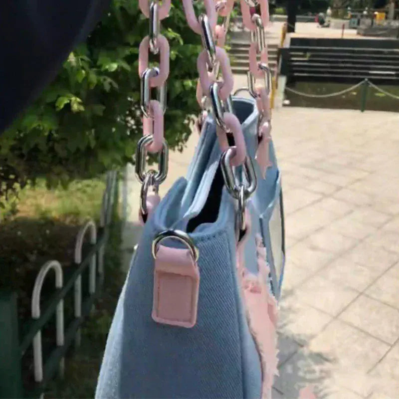 Celvera Tas Dames - Y2K Handtas met Sterren en Ketting | Opvallend