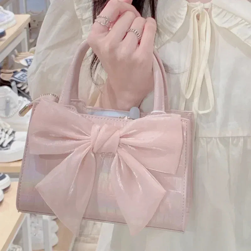 Celvera Tas Dames - Compacte Handtas met Oversized Strik | Chique