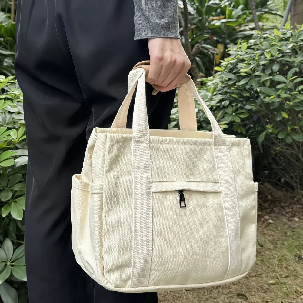 Celvera Tas Dames - Grote Tote Bag met Schouderriem en Zijvakken | Casual