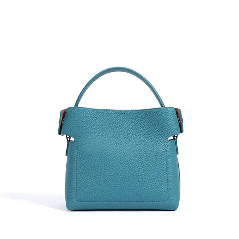 Celvera Tas Dames - Gestructureerde Handtas met Draaislot en Studs | Chique