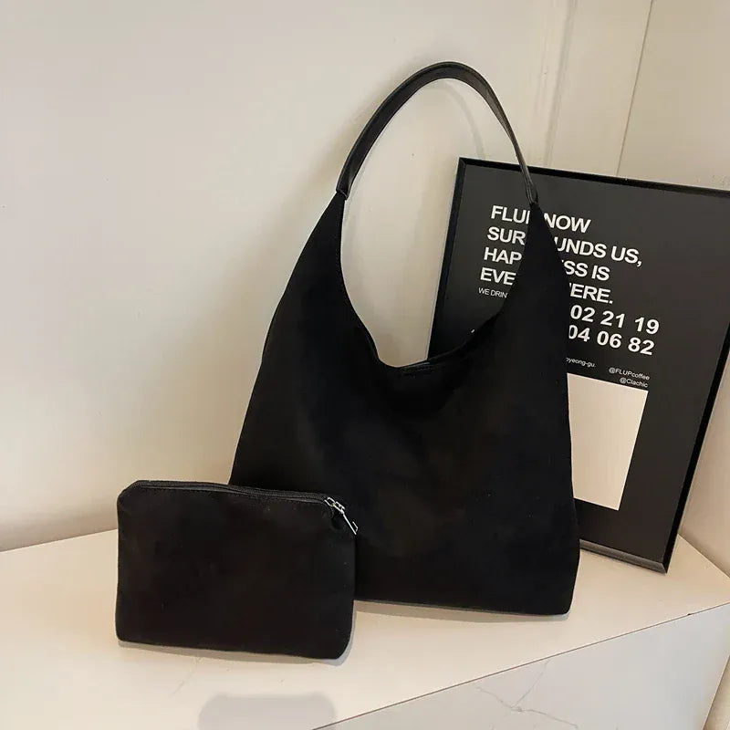 Celvera Tas Dames - Grote Zachte Hobo Bag met Enkele Schouderband | Casual