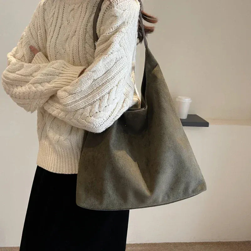 Celvera Tas Dames - Grote Zachte Hobo met Brede Schouderband en Open Top | Casual