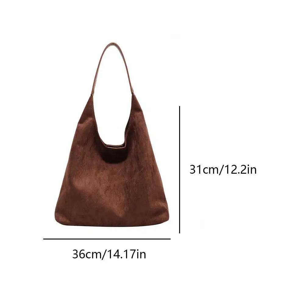 Celvera Tote bag in zacht suède met ruim hoofdvak