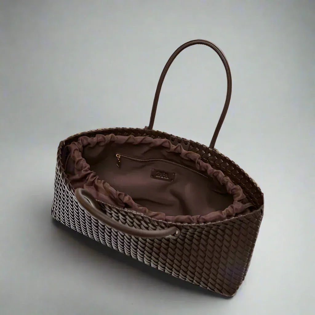 Celvera Elegante Gevlochten Tas | Tijdloze Dames Handtas