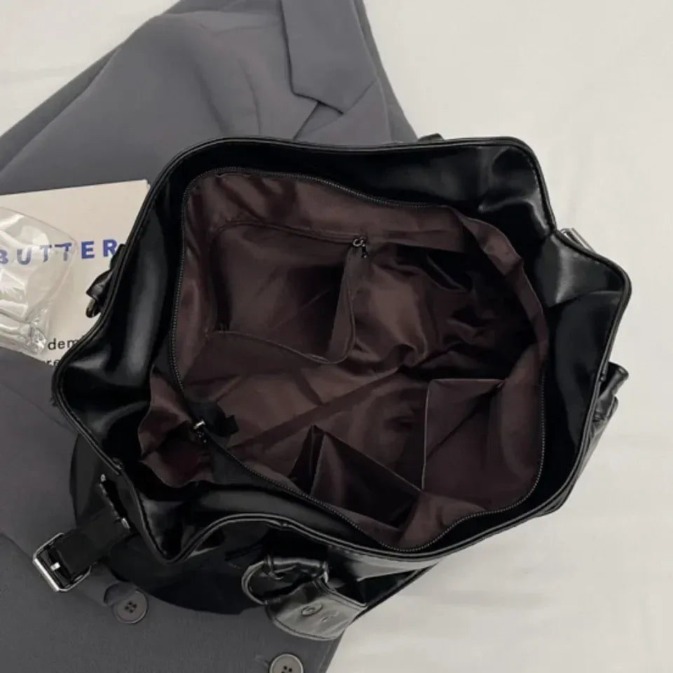 Celvera Tas Dames - Grote Schoudertas met Studs en Brede Band | Casual