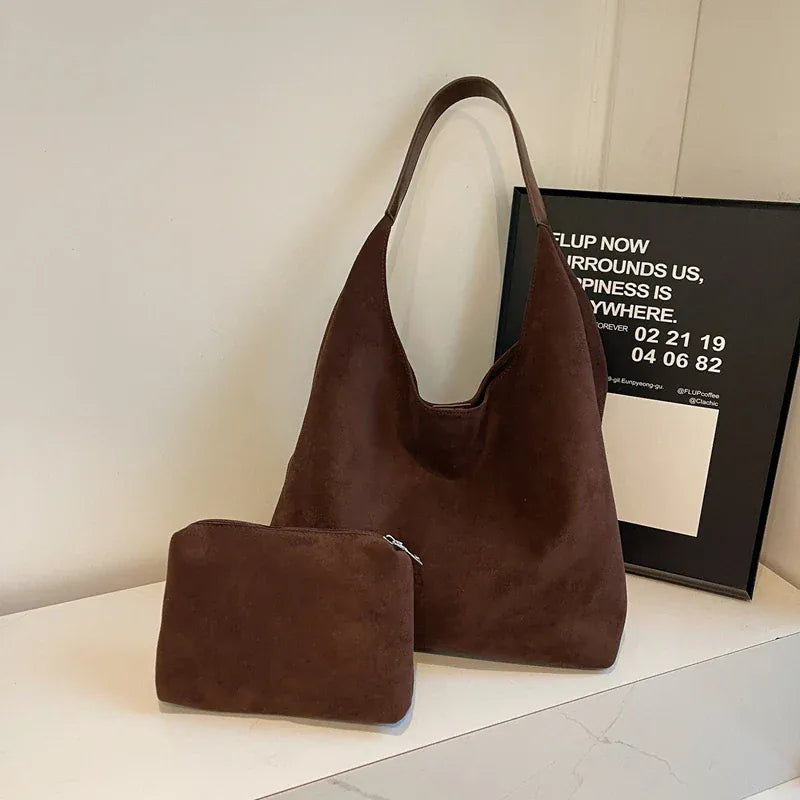 Celvera Tas Dames - Grote Zachte Hobo Bag met Enkele Schouderband | Casual