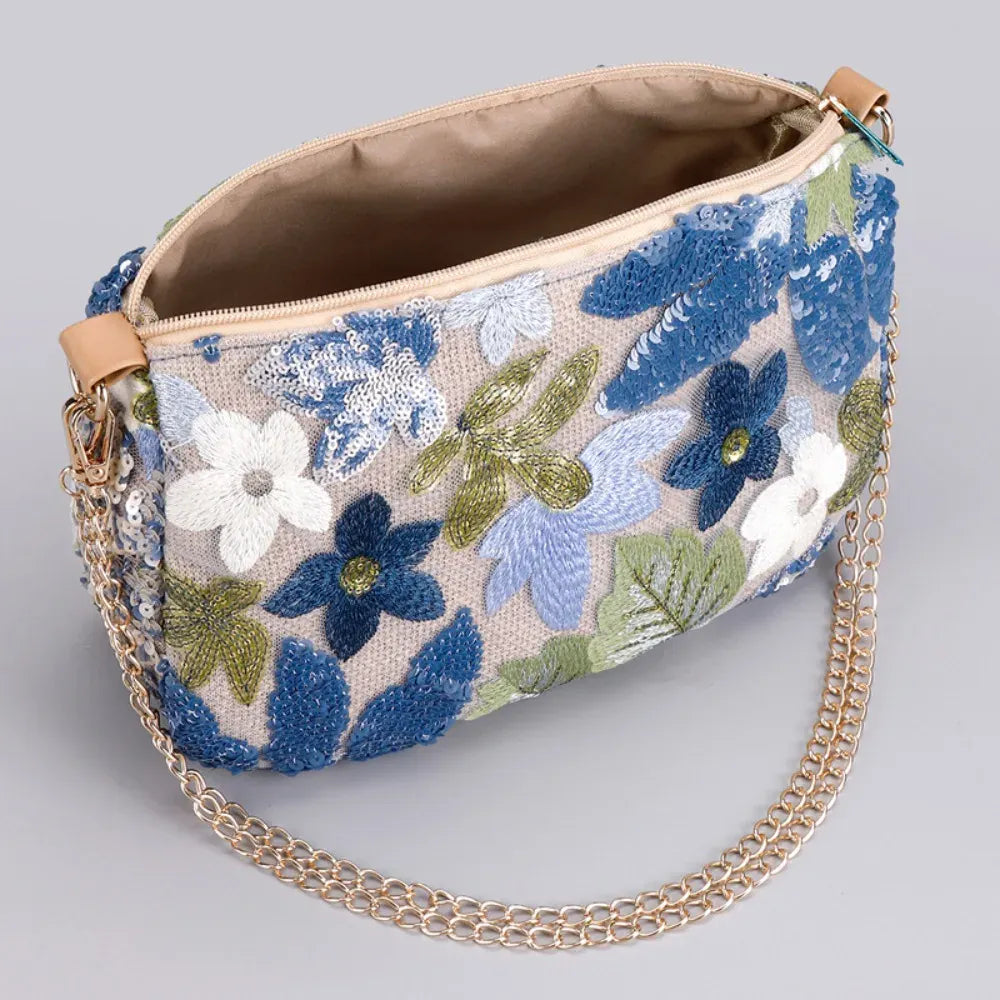 Celvera Schoudertas Dames - Romantische Hobo Bag met Bloemenprint | Zomer