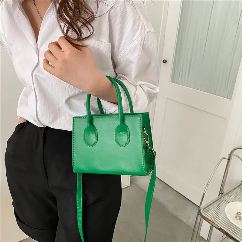 Celvera Tas Dames - Mini Handtas met Dubbel Handvat en Schouderriem | Chique
